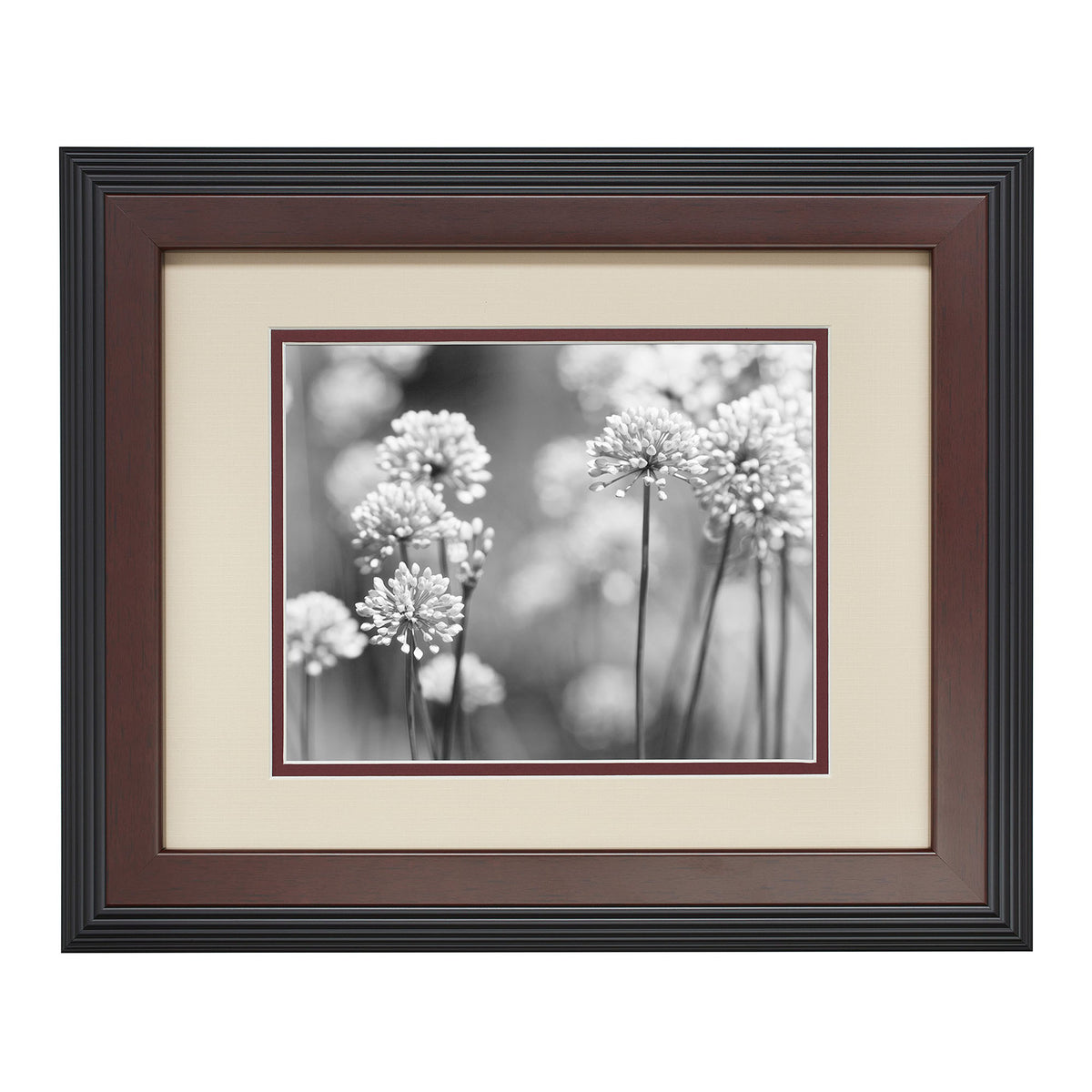 Old Town 2pk 11x14 Designer Frames, Walnut Step Old Town Frames