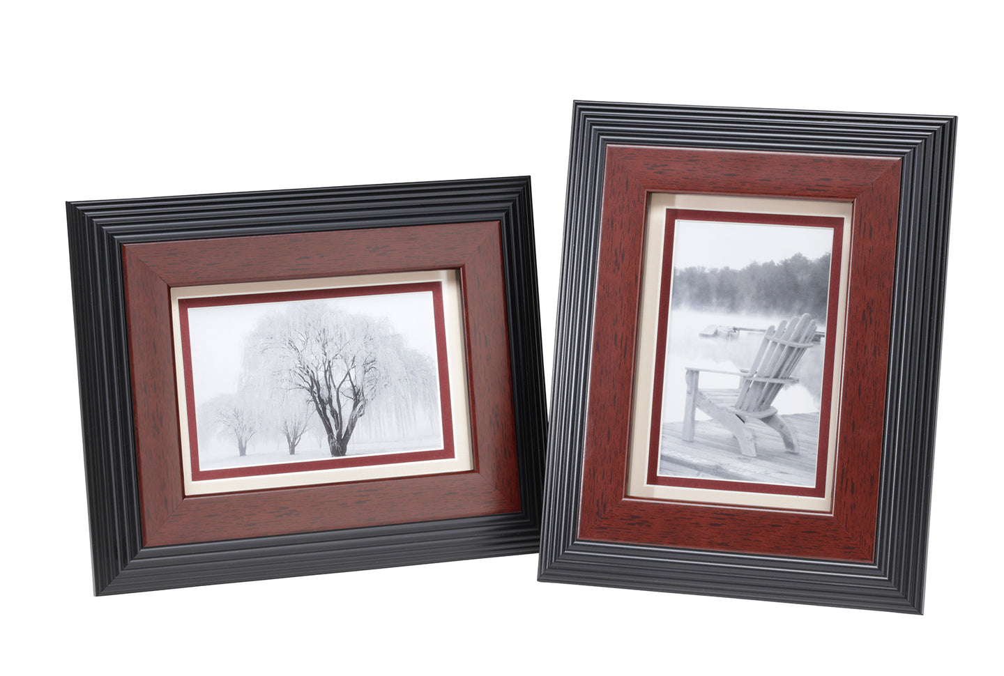 Old Town 2pk 5x7 Designer Frames, Walnut Step