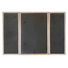 Load image into Gallery viewer, Back of board set with swivel locks and hinged hangers.
