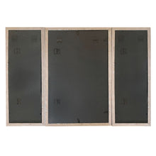 Load image into Gallery viewer, Back of board set with swivel locks and hinged hangers.
