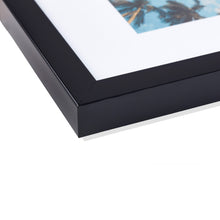 Load image into Gallery viewer, Up close view of matte black frame showing thickness.
