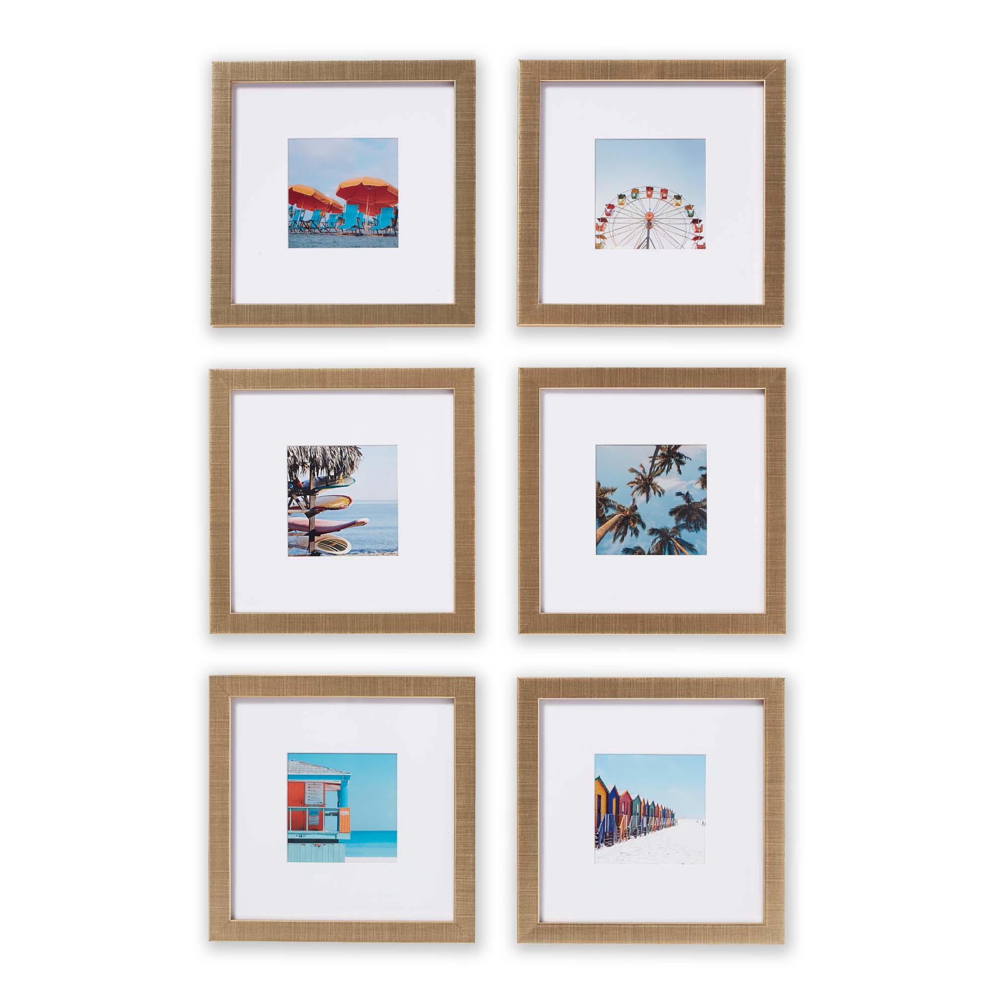 Old Town 6pk- 8x8 Matted Square Gallery Picture Frames (Black, 8x8) – Old  Town Frames